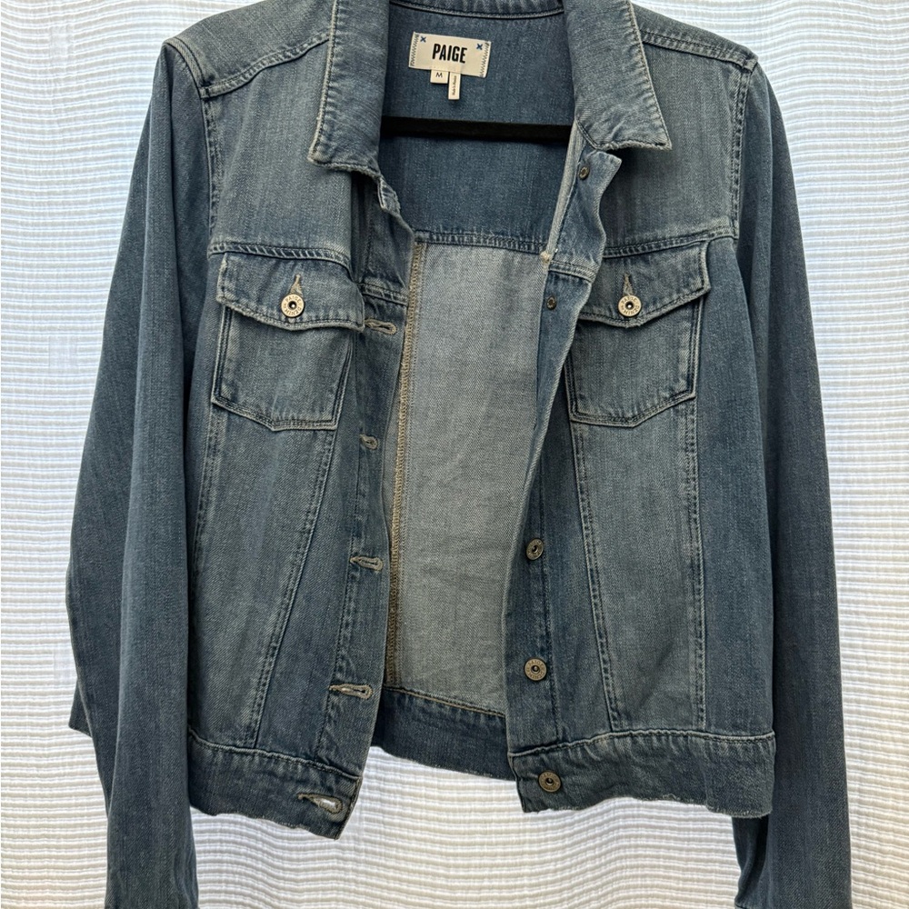 Paige Women's Denim Jacket - Blue